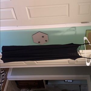 Long black maxi dress